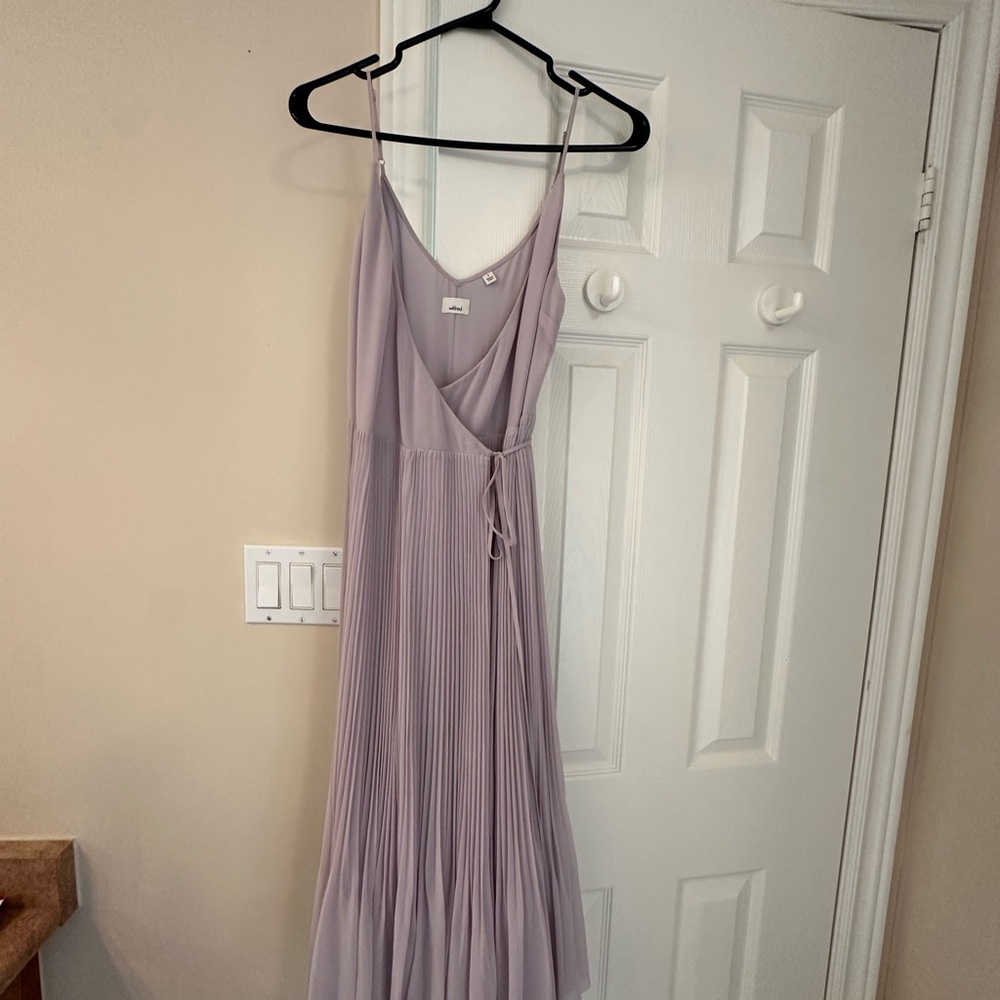 Wilfred Purple Maxi Sundress Spaghetti Strap